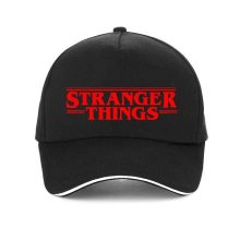 (One Size, black) movie Adult Stranger Things cap Men Women 100%cotton Baseball caps Adjustable Hip Hop Hat Unisex Snapback hat Cosplay bone