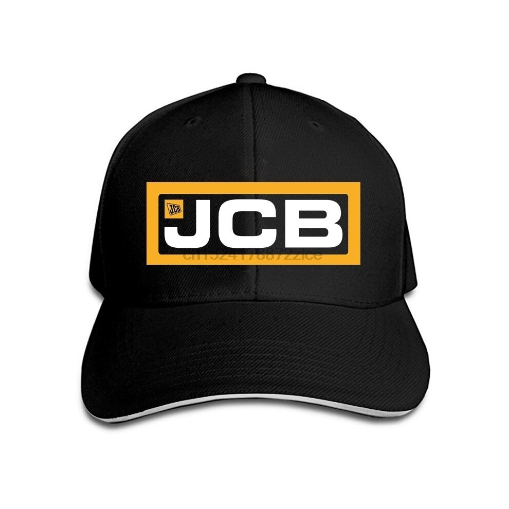 JCB Logo Print Baseball Cap Fashion Unisex Golf Cap Summer Mesh Cap Adjustable Caps