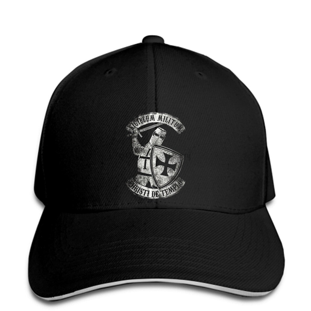 Spxubz Baseball Cap Crusader Knights Templar Vintage Men's Baseball Caps Black