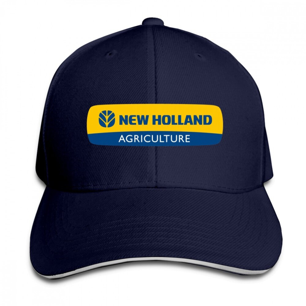 (One Size, Navy blue) Fashion New Holland Hats Baseball Cap, Golf Cap Unisex Adjustable Size