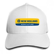 (One Size, White) Fashion New Holland Hats Baseball Cap, Golf Cap Unisex Adjustable Size