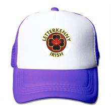 (One Size, purple) Baseball Mesh Cap Ponytail Hat Letterkenny Irish Men Women Adjustable Sun Trucker Hat Mesh Hat