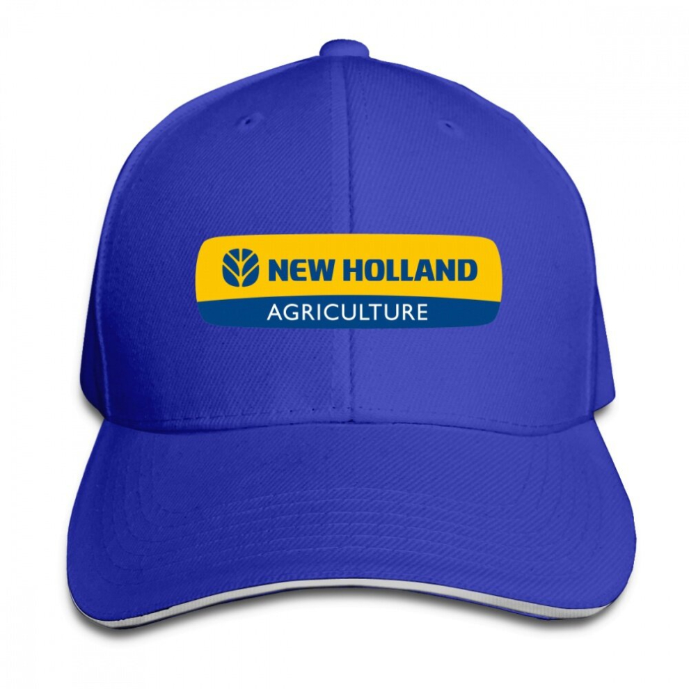 (One Size, Blue) Fashion New Holland Hats Baseball Cap, Golf Cap Unisex Adjustable Size