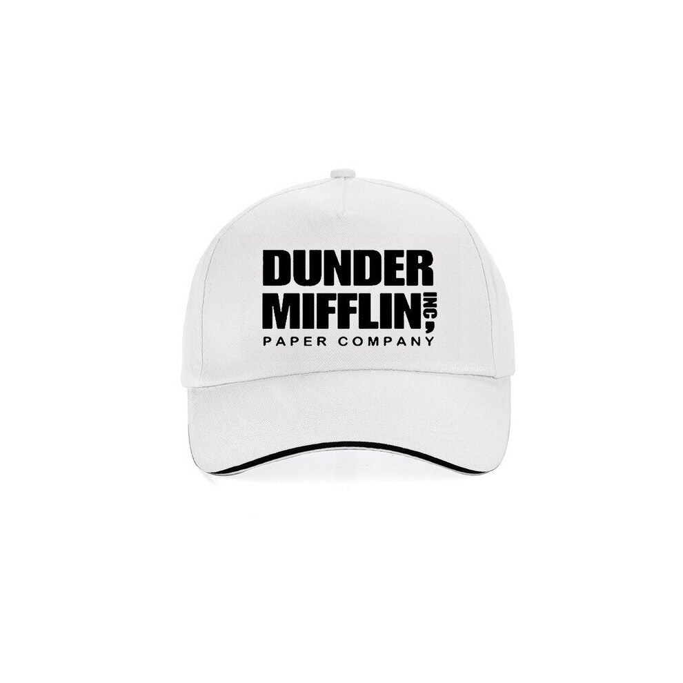 (One Size, white) Company cap Men Women fashion The Office TV Show Dunder Mifflin Paper Baseball caps Brand Unisex Dad hat