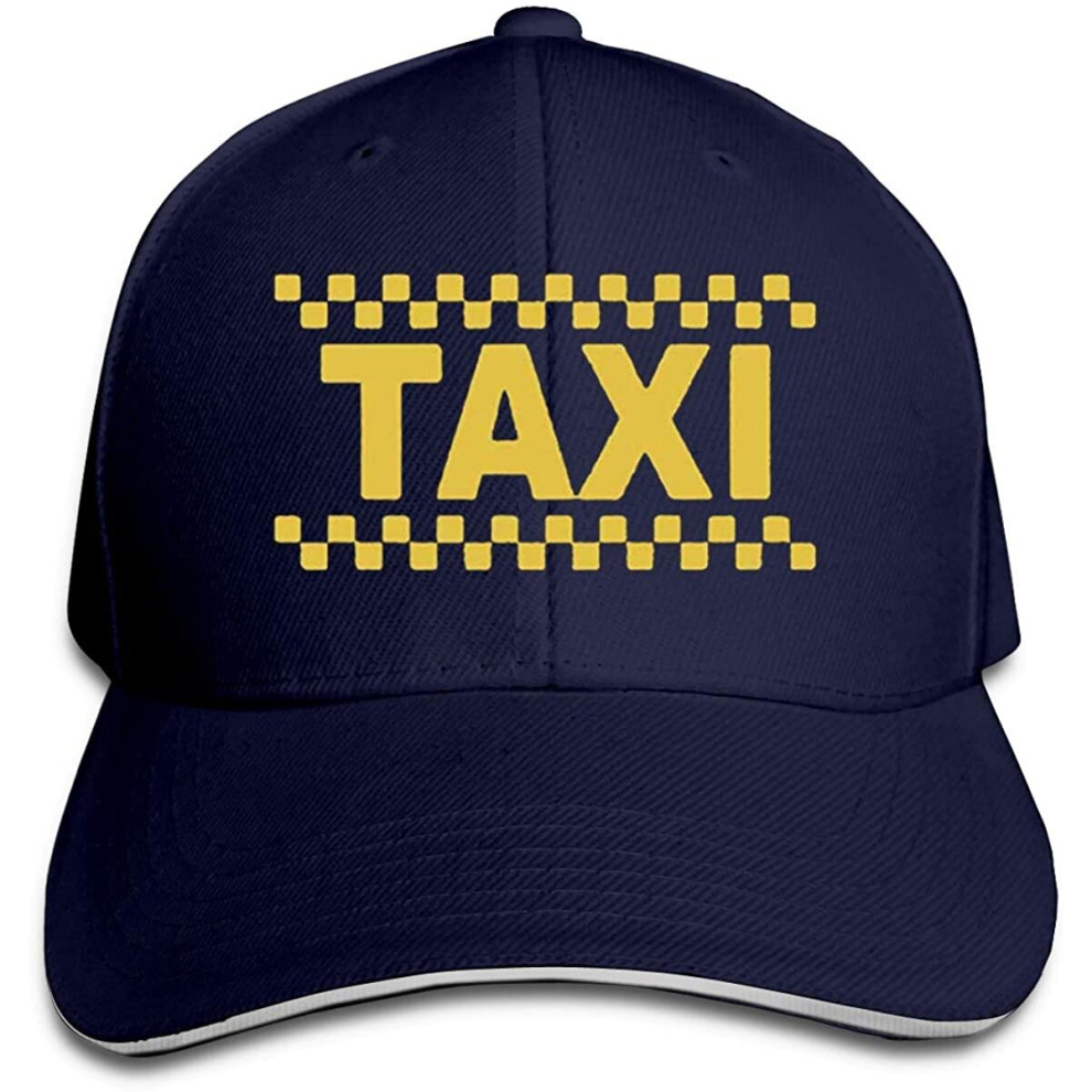 Spxubz Taxi Driver Cab Hat Baseball Cap Duck Tongue Cap Sunhat Fashion Cap Blue