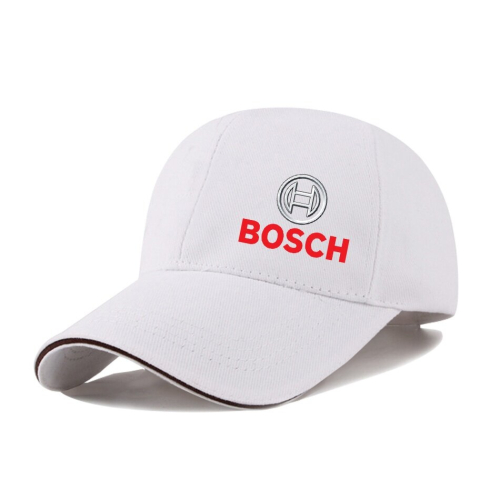 (One Size, White) Bosch Cap Printed Baseball Cap Unisex Caps Hat Unisex Caps