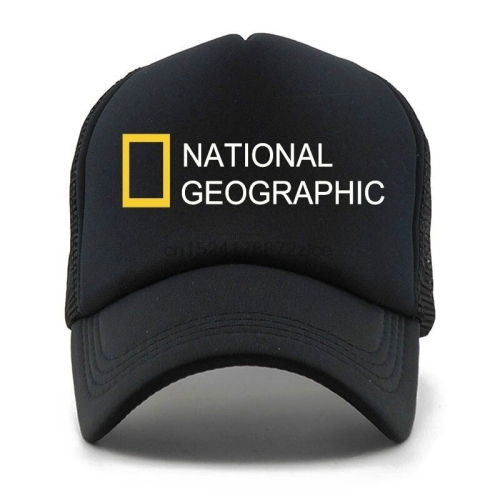 National Geographic Channel Cap Men Summer Mesh Baseball Caps Women Black Cool Outdoor Sports Sunshade Trucker Hat New