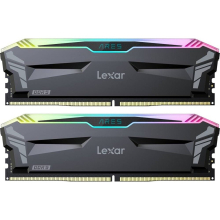 Barrette Mémoire - LEXAR Ares - DDR5 6400 - CL32 1.4 V - 32 Go (2x 16 Go) - Dissipateur thermique + RGB - Noir