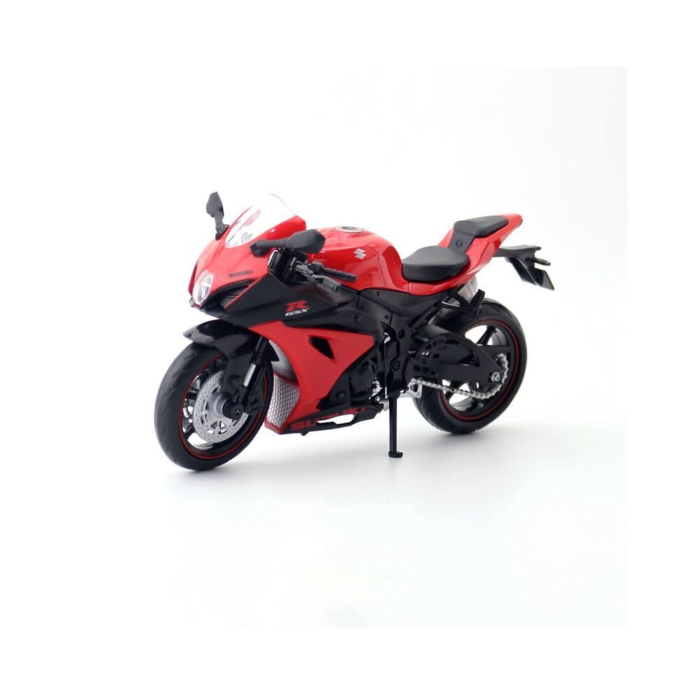 (Red) City Toy Diecast Metal Motorcycle Model 1:12 Scale Suzuki GSX-R1000RR