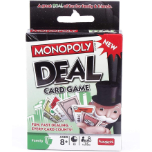 Monopoly Deal Card Game A Fast-Paced Real Estate Showdown for Family Fun and Strategic Victories fun Night Gathering Card Game