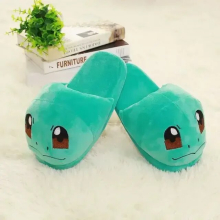 (Squirtle 2, 35-40 shoe size) Pokemon Cotton Slippers Snorlax Pikachu Psyduck Mudkip Charmander Eevee Glacia Umbreon Leafeon Plush Anime Plushie Shoes Gift