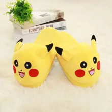 (Pikachu 6, 40-44 shoe size) Pokemon Cotton Slippers Snorlax Pikachu Psyduck Mudkip Charmander Eevee Glacia Umbreon Leafeon Plush Anime Plushie Shoes Gift