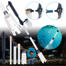 Fish Tank Gravel Cleaner Pump Siphon Water Clean Vacuum Aquarium Cleaning Tool