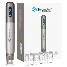 Microneedling Upgraded Wireless Dermapen Hydra Pen H3 with 6 Pcs 12PIN Replacement Cartridges Needles