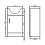 NES Home Nes Home 450mm Cloakroom Floorstanding Vanity Basin Unit White 5