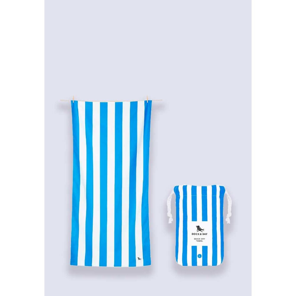 Dock & Bay Cabana Beach Towel Bondi Blue - Large