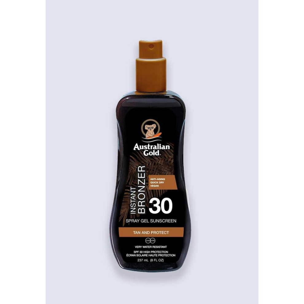 Australian Gold Spray Gel With Instant Bronzer SPF 30 237ml