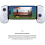 Backbone Backbone One PlayStation Edition for iPhone - White | Low-Latency Lightning Controller with 3.5mm Jack + 1 Month Backbone+ 3
