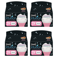 Wilkinson Sword Intuition Ultra Moisture Women's Razor Blade X12 Pack