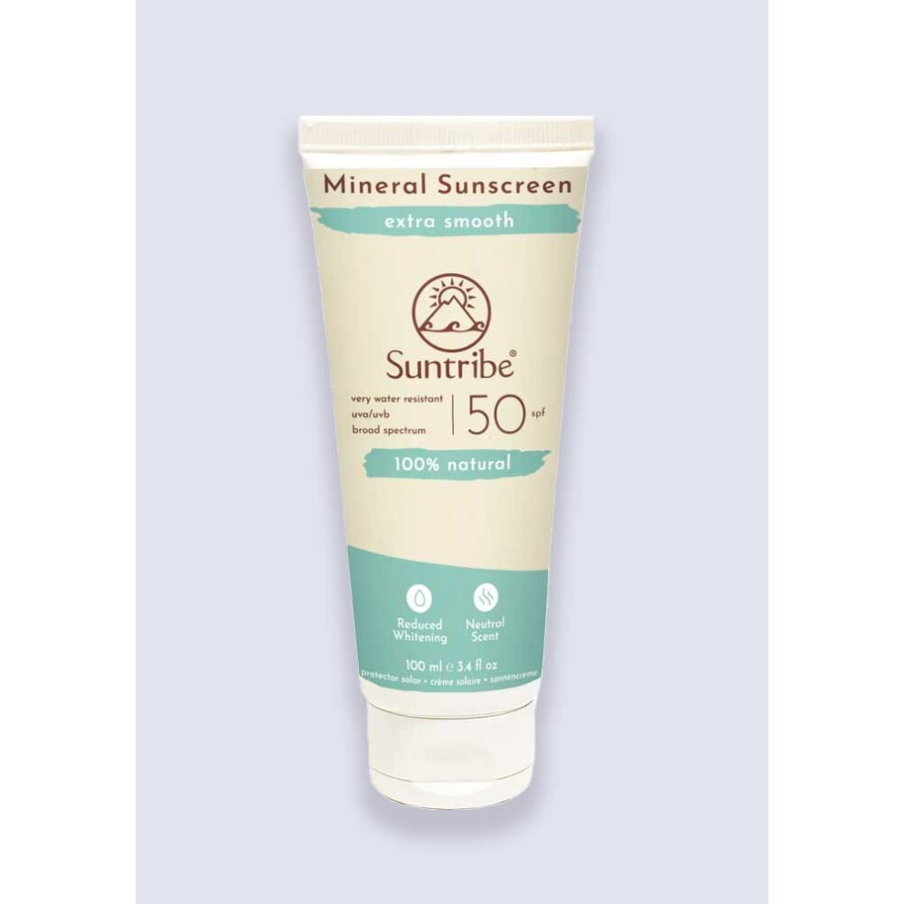 Suntribe Body & Face Mineral Sunscreen Spf 50 100Ml