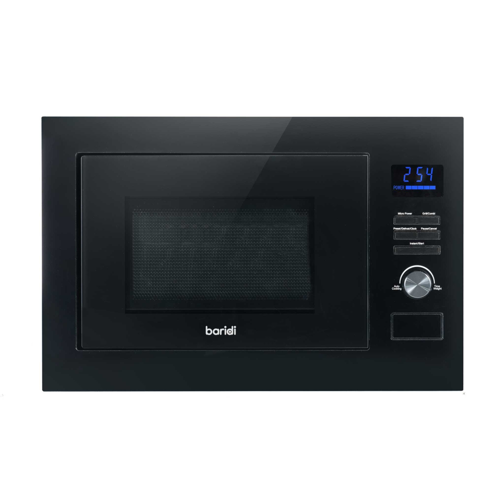 Dellonda Baridi 25L Integrated Microwave Oven With Grill, 900W, Sensor Touch Controls, - Dh198 Black