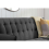 Charcoal Grey Sofa Bed Birlea Hudson 3 Seater Settee Fabric Click Clack 4