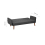 Charcoal Grey Sofa Bed Birlea Hudson 3 Seater Settee Fabric Click Clack 12