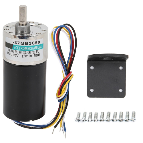 Dc Brushless Motor Speed Reducer With Bracket Cw/ccw 12v For Highaccuracy Measuring Instrument600rpm/min