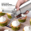 Stainless Steel Whipped Cream Dispenser Bundle With Three Nozzles 1000ml 6