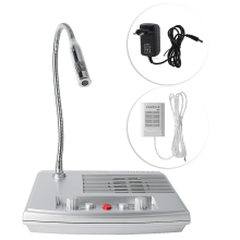 High Power Dual Way Bank Office Store Speaker Intercom Window Counter Interphone(eu Plug)