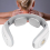 Intelligent Electric Cervical Vertebra Massager Pulse Hot Compress Therapy Neck Massage Instrument (matte Gray) 3