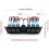 6 Gang Toggle Rocker Switch Panel Colorful Led Voltmeter For Rv Car Marine Boat 3