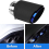 Carbon Fiber Style Matte Car Exhaust Pipe Muffler End Tip Tailpipe For 63mm 89mm 4