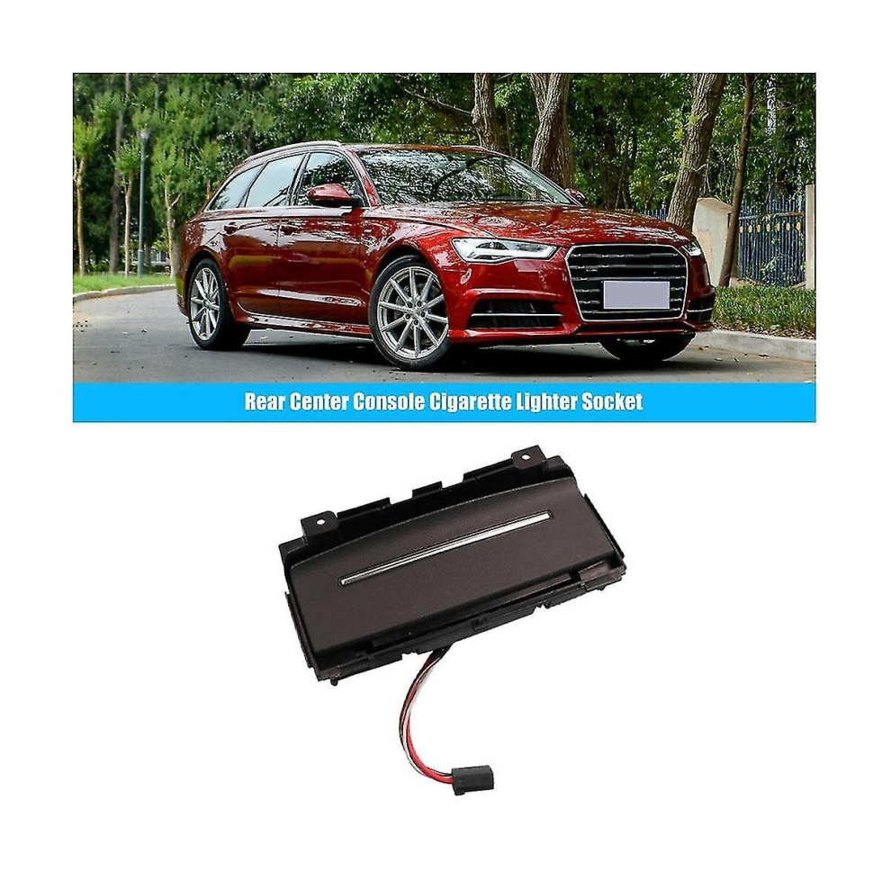 Car Rear Center Console Lighter Socket 12V Power Outlet Assembly For A6 C7/S6/ A7 4G0919565 889614552712