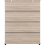 Seconique Oliver 4 Door Wardrobe Light Oak Effect 4
