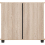 Seconique Oliver 3 Drawer Chest Light Oak Effect 4