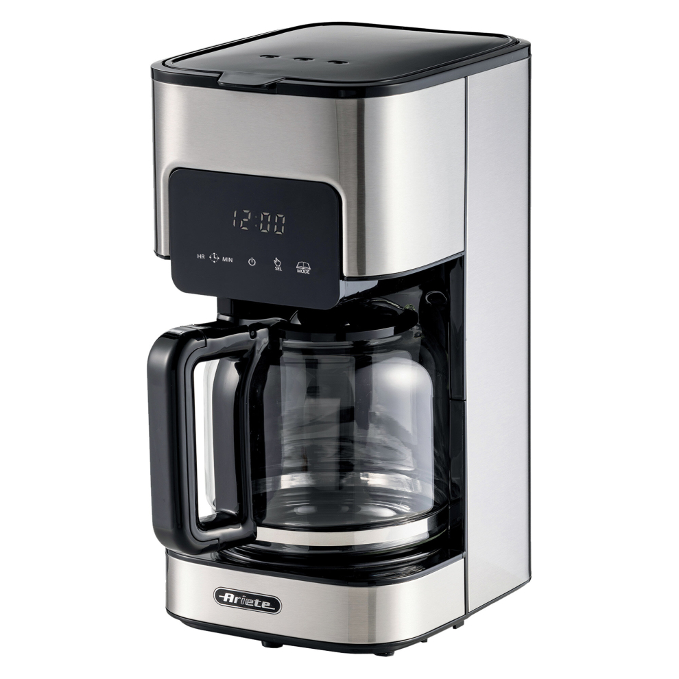 Digital Filter Coffee Machine, Ariete 1398, Stainless Steel