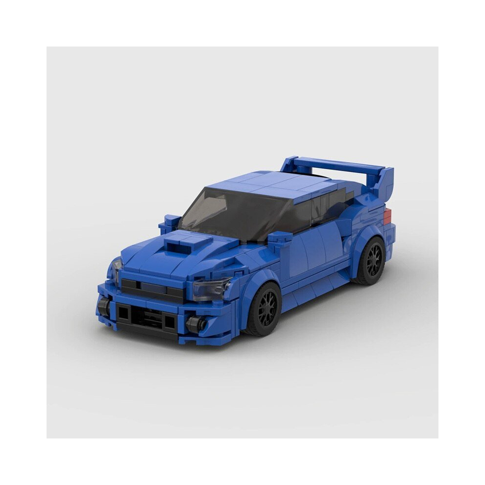 MOC Brick Speed Champions Subaru WRX STi Rally racing sports car Vehicle