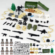 (Style G) Military Soldiers Black SWAT Jeeps Minifigures Toys Fit Lego