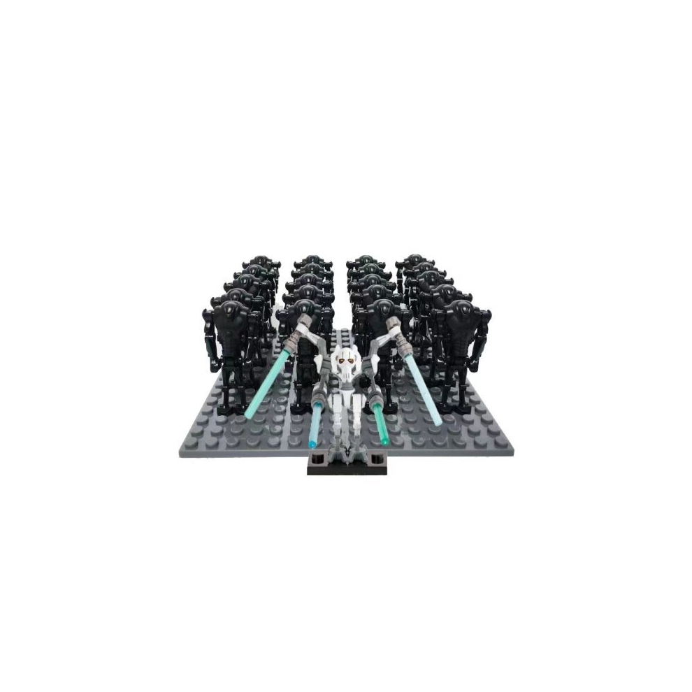 Xurikcoo (Battle Droids F 21Pcs) Star Wars Clone Troopers Minifigures Gift Fit Lego