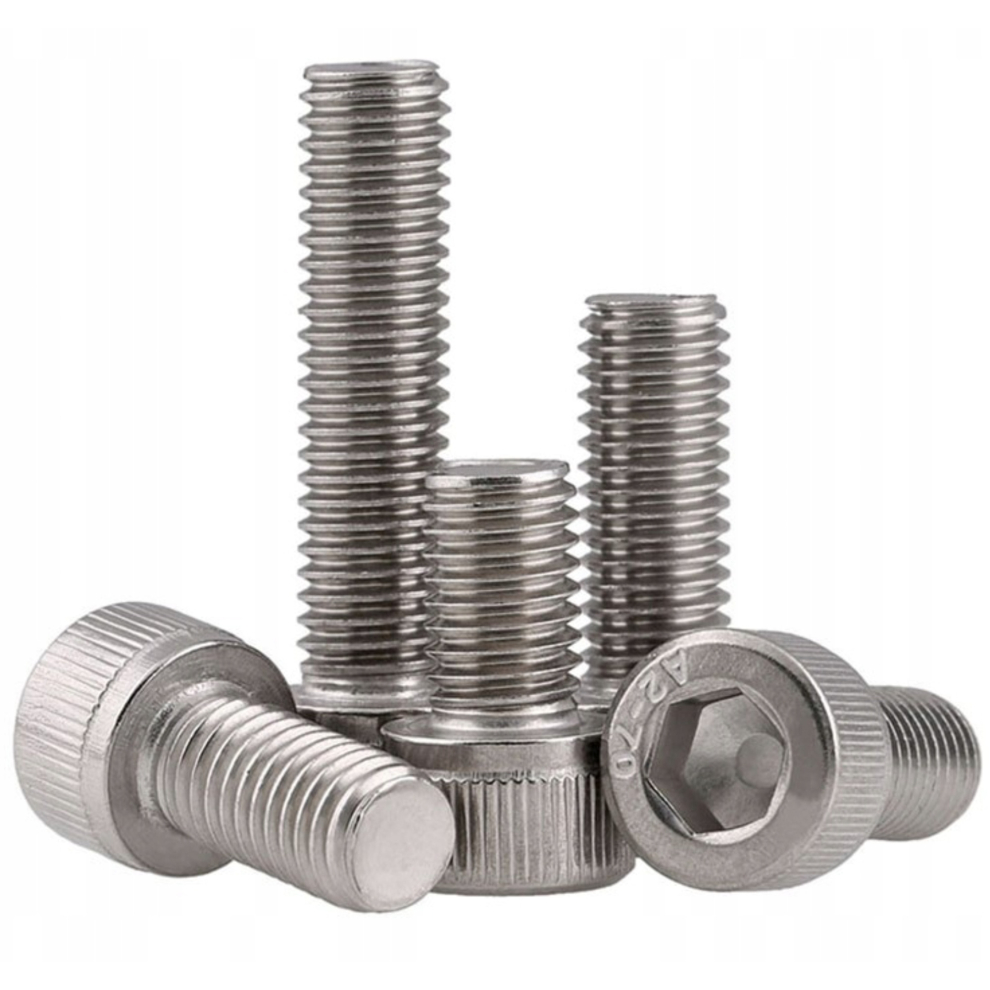 (Pack of: 10, Size: M8 X 16mm) Allen Socket Cap Head Screws Bolts DIN 912 A2 Stainless Steel