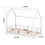 Living And Home Kids Bed with House Frame Pine Wood 5