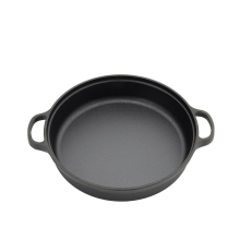 Pre-Seasoned Cast Iron Pan Frying Griddle Cookware 35cm W x 7cm H