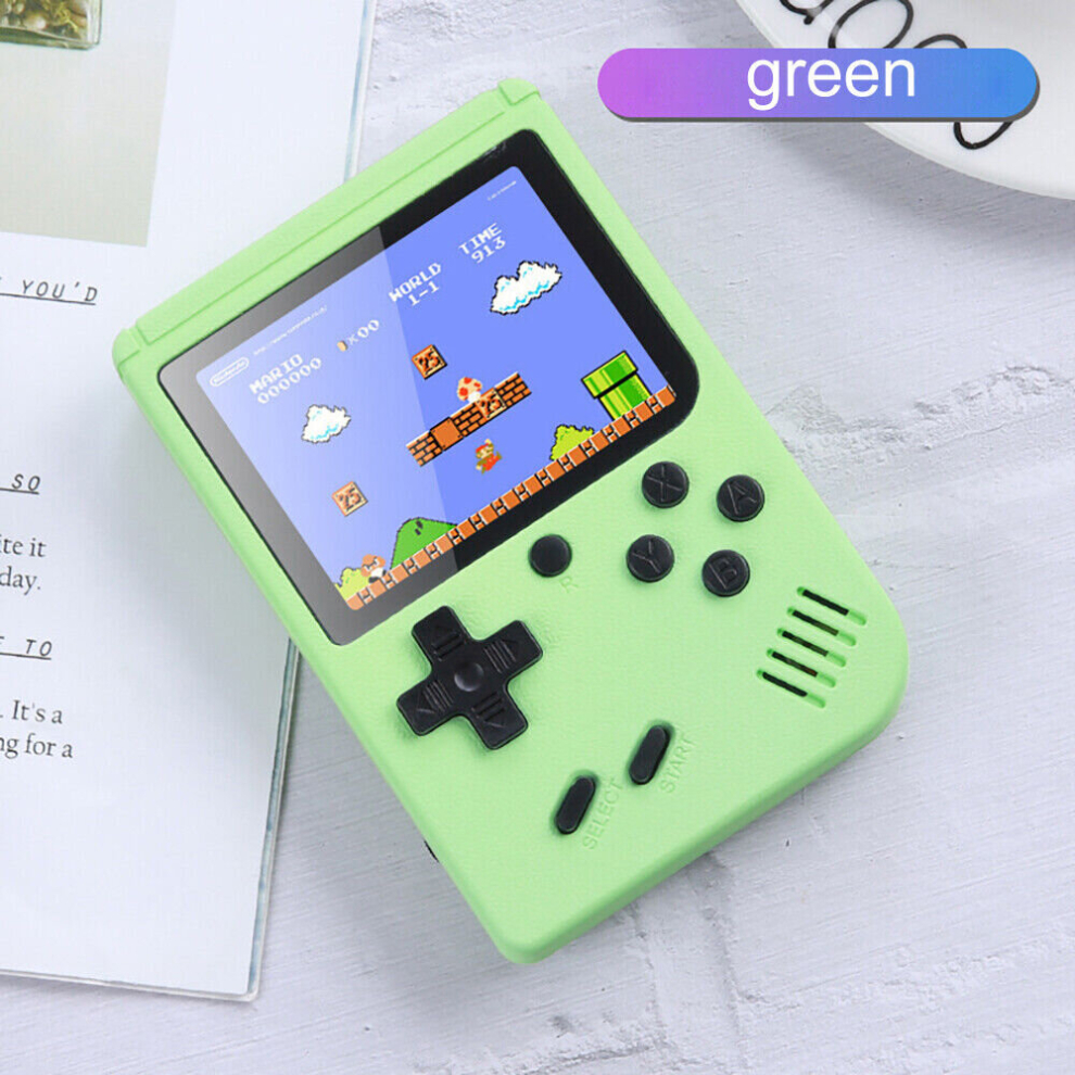 (Green) Handheld Retro Video Game Console Gameboy Built-in 500 In 1 Classic Games Player