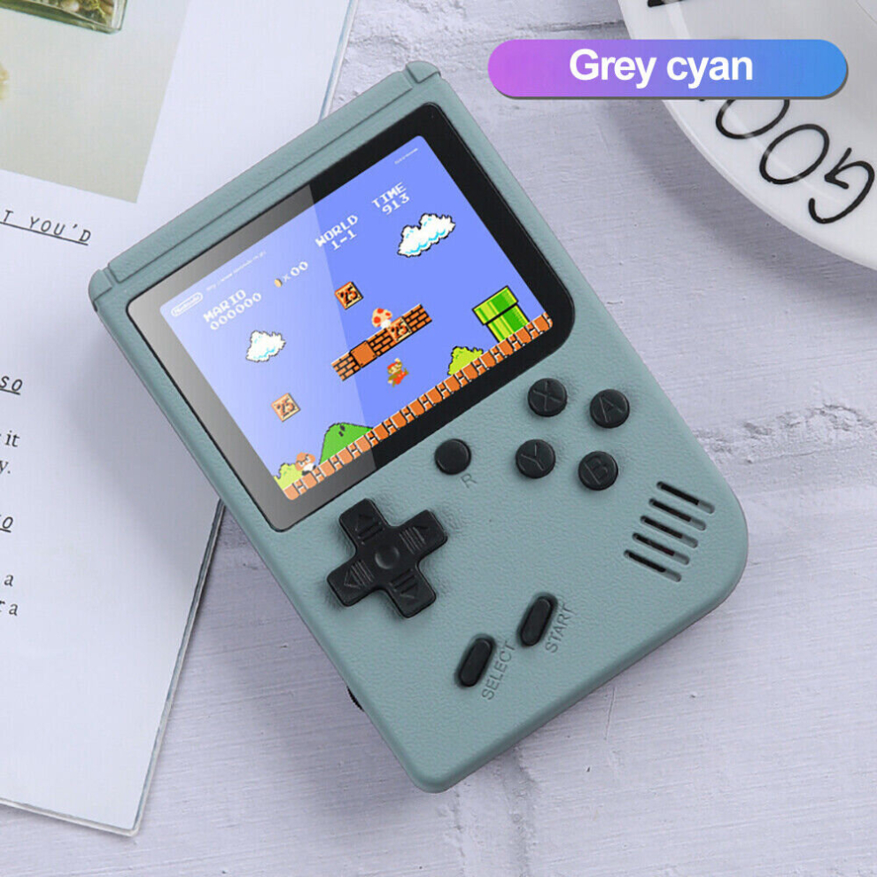 (Grey) Handheld Retro Video Game Console Gameboy Built-in 500 In 1 Classic Games Player