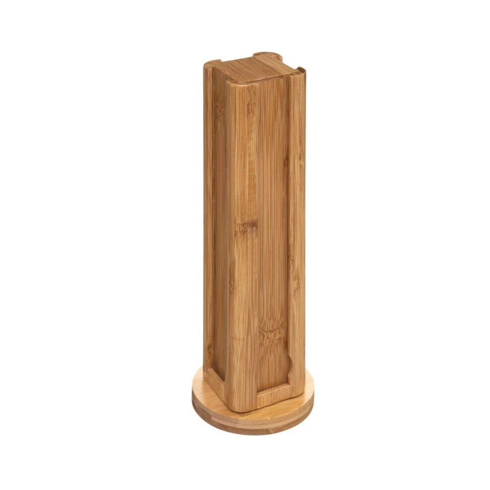 5five Bamboo Rotary Coffee Pods Holder | 30 cm, Stylish and Space-Saving Organizer for Coffee Capsules