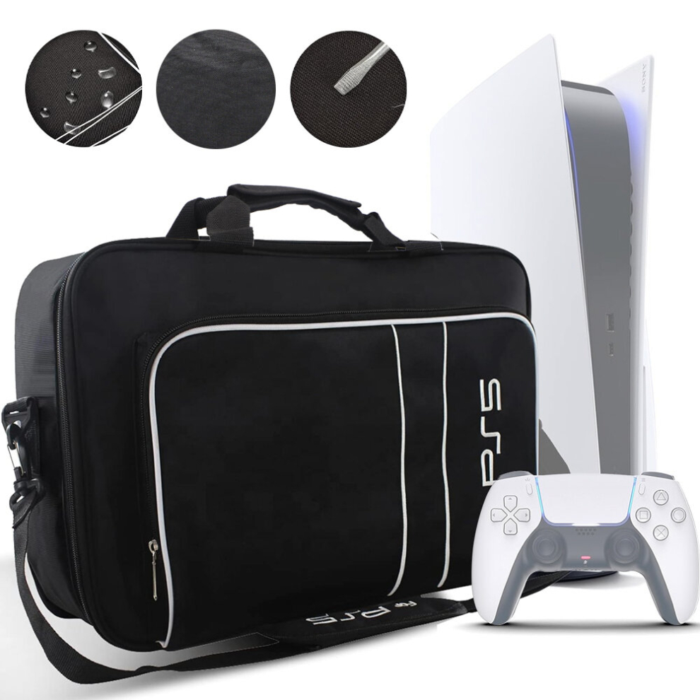 Portable Storage Bag EVA Carrying Case For PS5 Games Console and Accessories Shockproof Protective Cover