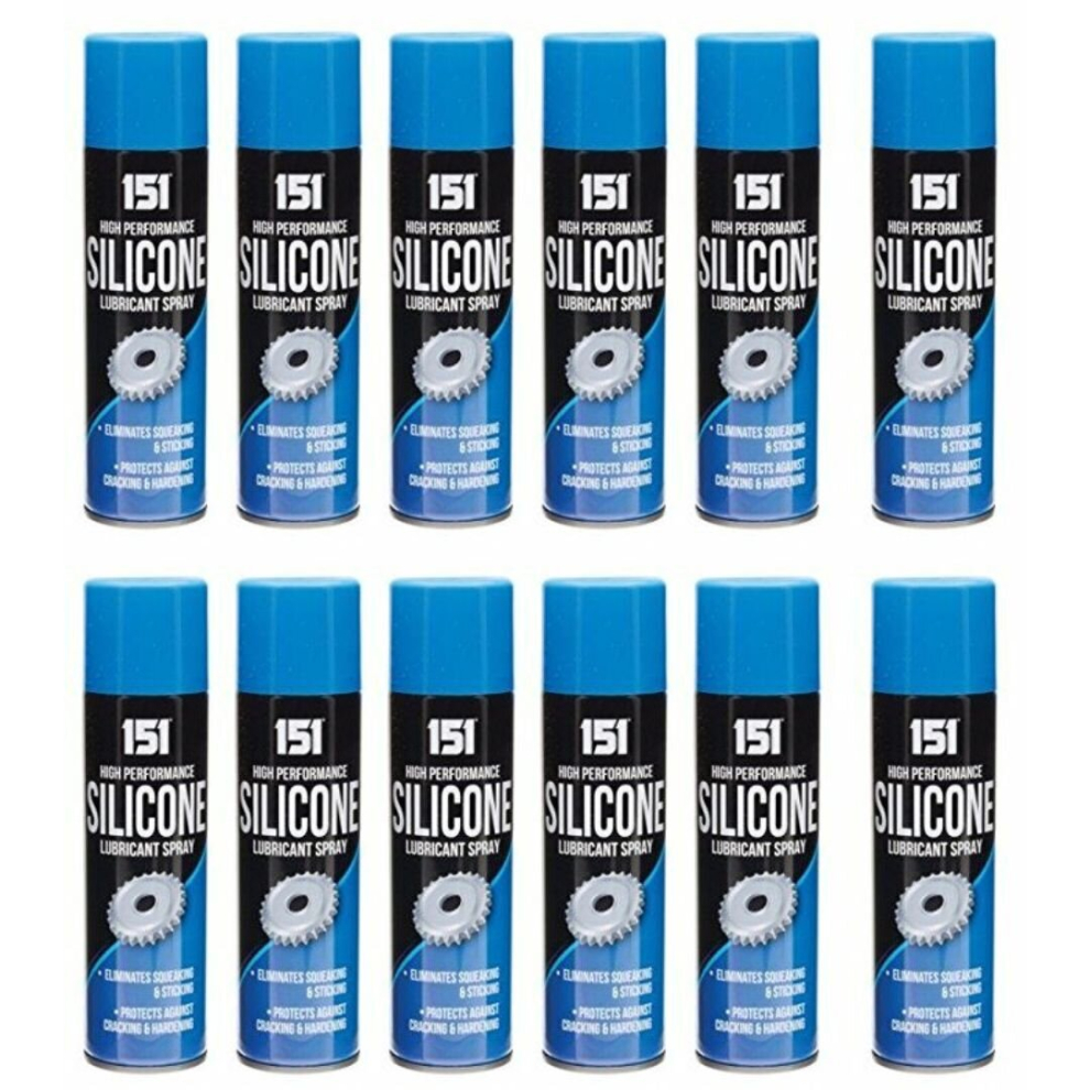 12 x 151 Silicone Lubricant Spray 200ml