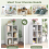 Casart 6-Cube Bookcase Floor Display Shelf Open Storage Bookshelf Organizer 5