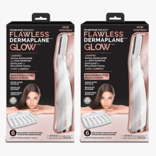 Pack Of 2 Flawless Dermaplane Glow, Exfoliates Dry, Dead Skin And Removes Peach Fuzz, Christmas Clearance Sale